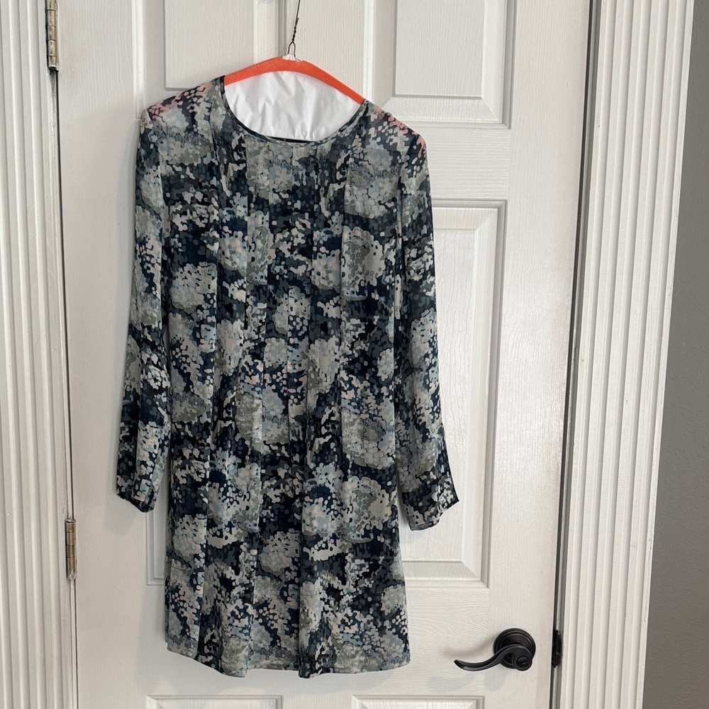 Club Monaco Blue Floral Dress 00